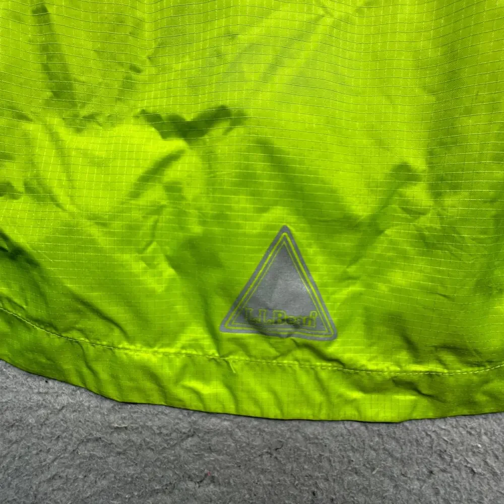 LL Bean 286124 Trail Model Rain Jacket Colorblock Boys Youth Large Waterproof